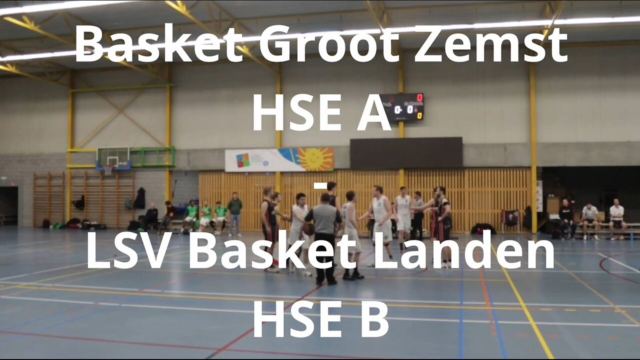 Basket Groot Zemst HSE A - LSV Basket Landen HSE B - 13 januari 24