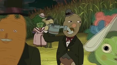 A Potatoe Sneaks a Swig | Over the Garden Wall