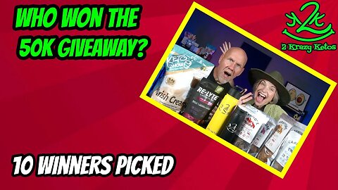 Who won the 50k subscriber giveaway?