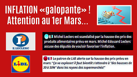 Attention ! Inflation "galopante" garantie par la loi, à partir du 1er Mars... (Hd 720)