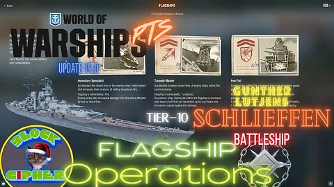 ier-10 SCHLIEFFEN in Flagship Operations / PTS update 14.0 | World of Warships