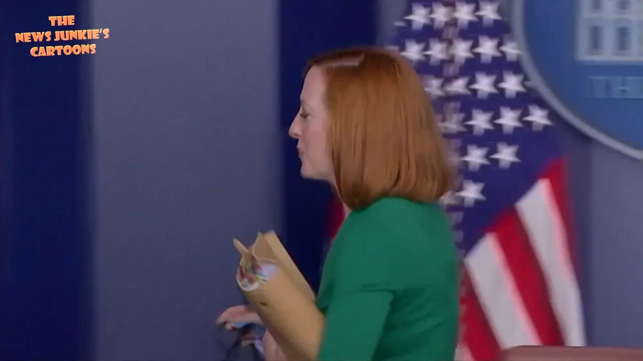 Psaki runs away when asked "what happened to my body my choice" when it comes to vaccine mandates.