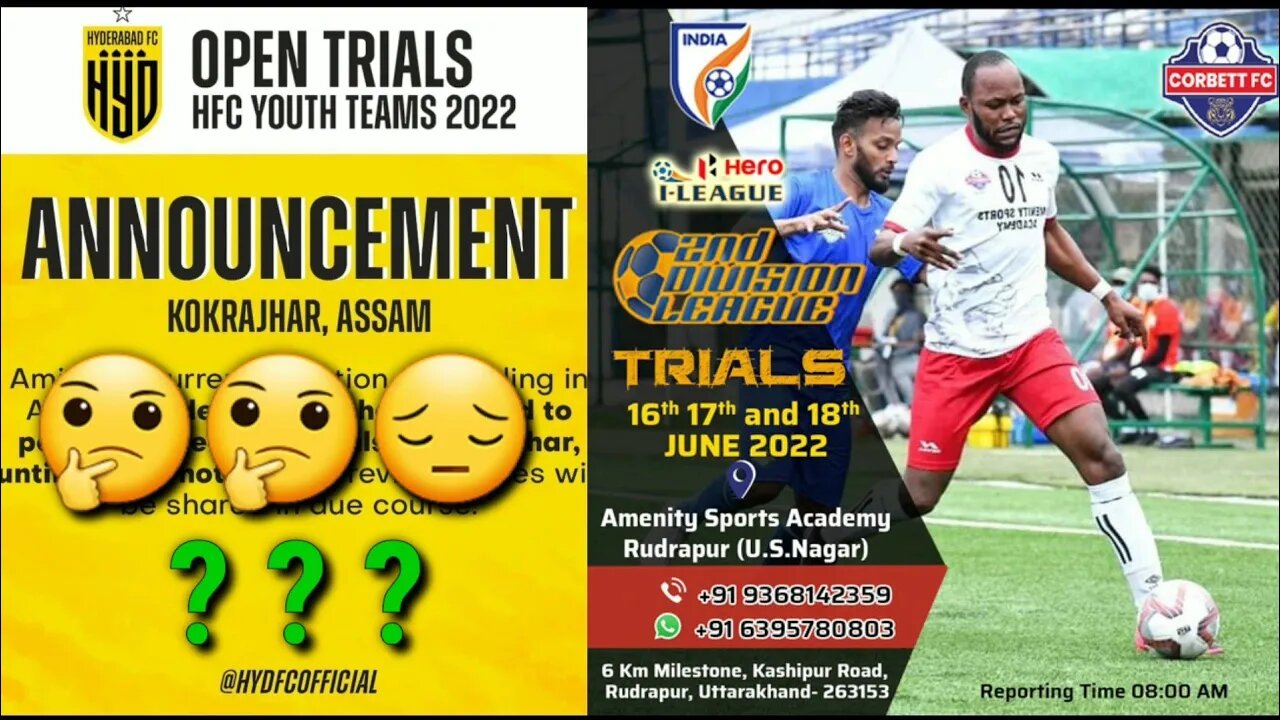 TRIALS ALERT ⚠️ and an ANNOUNCEMENT by HFC....