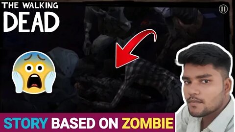 Zombie 💀 eats human flesh meat 🍖_Lee's story_the walking dead zombie