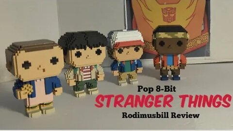 Pop 8-Bit Netflix Stranger Things - Eleven w/ Eggos, Mike, Dustin, Luke 4 Pack - Rodimusbill Review