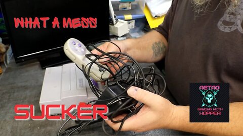 Nintendo SNES In For Repairs From @TCTHEPACKRAT / He Suckered Me In