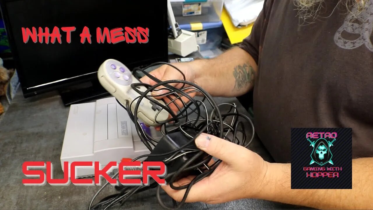 Nintendo SNES In For Repairs From @TCTHEPACKRAT / He Suckered Me In