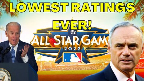 WOKE MLB All Star Game TV RATINGS Are DISASTEROUS! LOWEST OF ALL TIME!