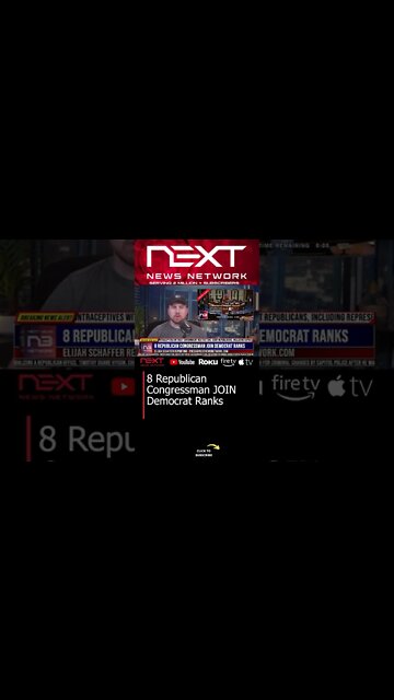 8 Republican Congressman JOIN Democrat Ranks #shorts