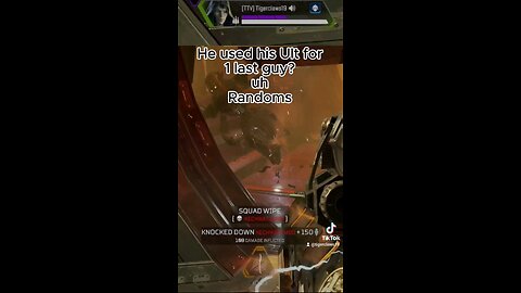 Squad Wipe. What did my teammates do? youtube.com/@tigerclaws19 #ApexLegends