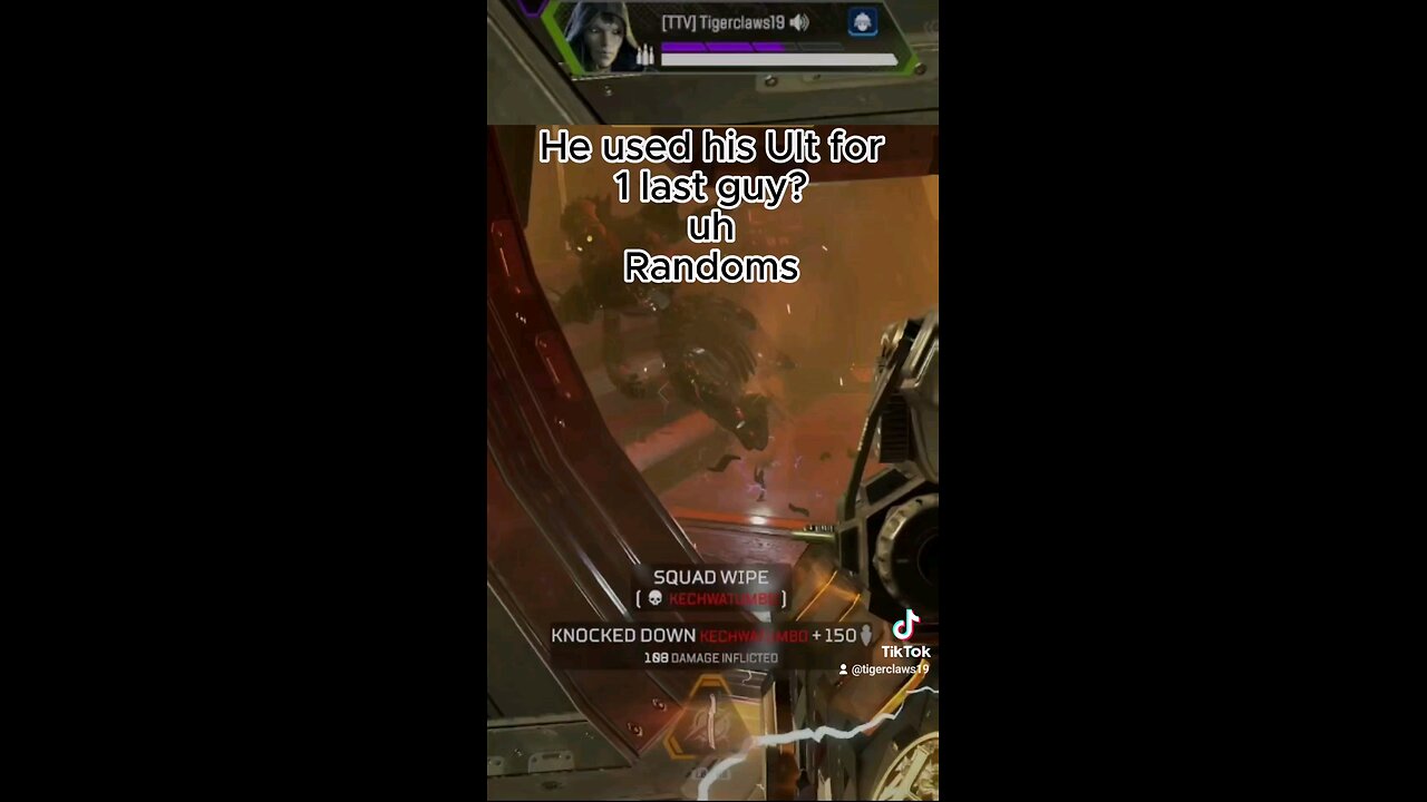Squad Wipe. What did my teammates do? youtube.com/@tigerclaws19 #ApexLegends