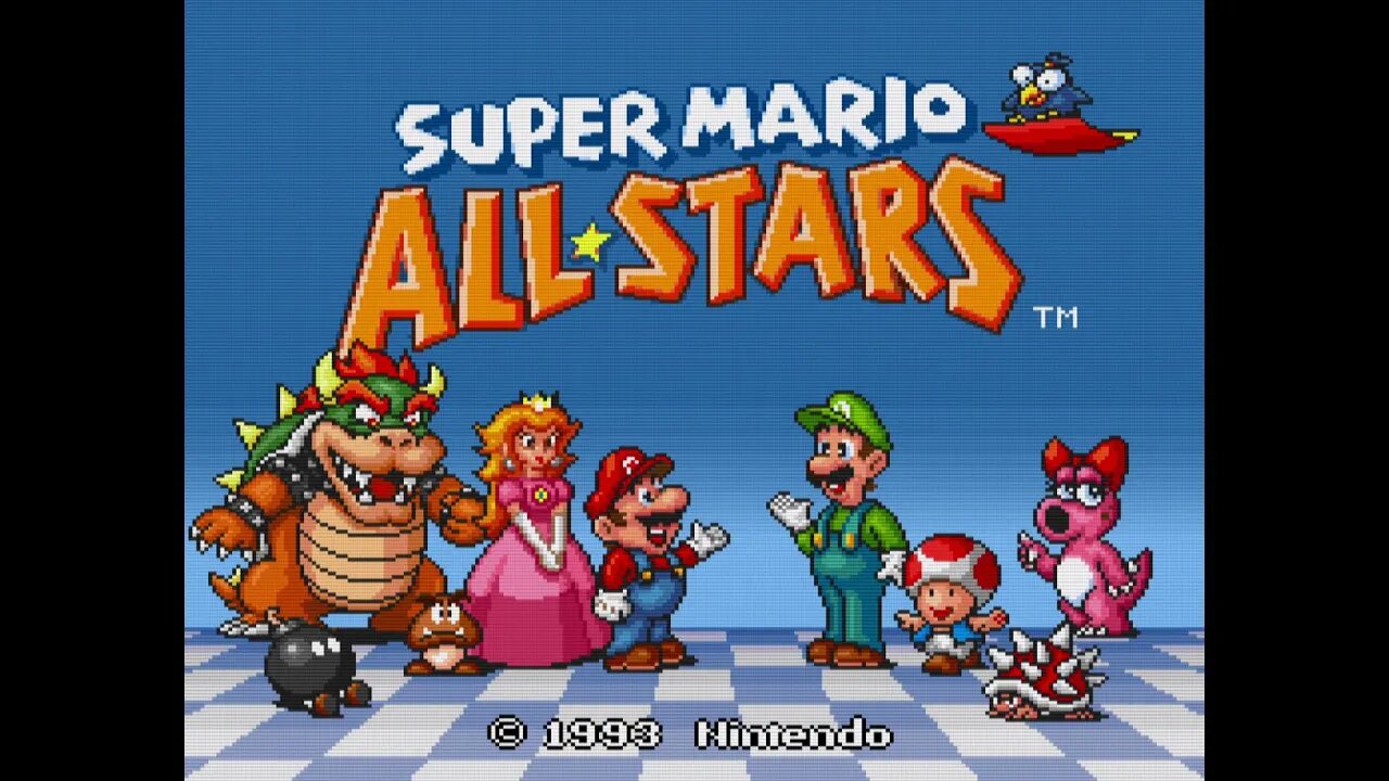 Super Mario All-Stars (USA) - Super Nintendo - Live com MiSTer FPGA