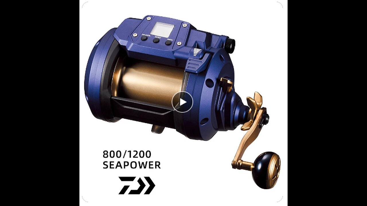 Electric Fishing Reel 5+1BB Max Drag 30kg Seawater Fishing Wheel