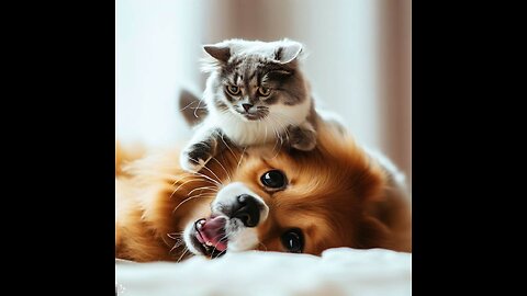 So Cute Animals - Cute Cat having Fun & Enjoy