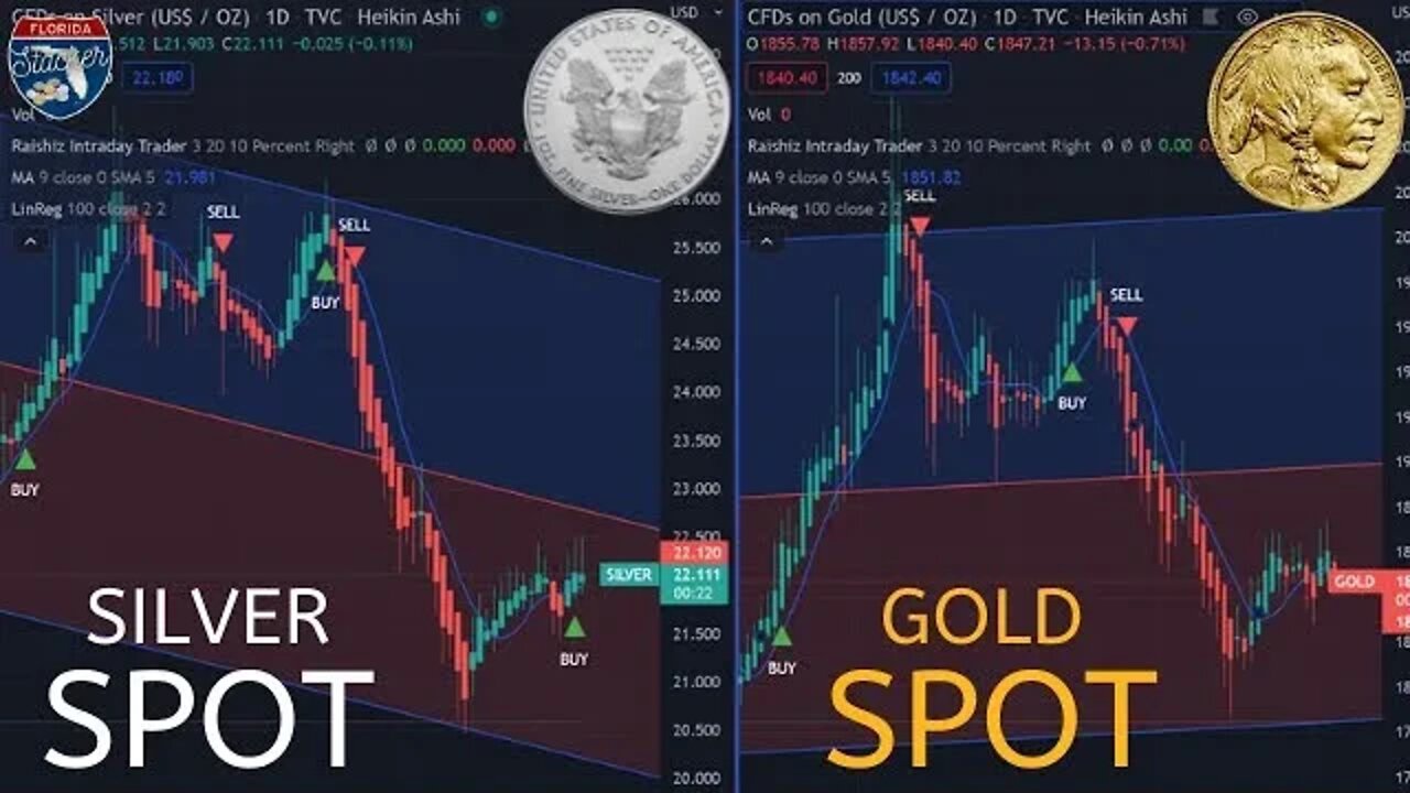 24/7 LIVE Gold & Silver Spot Price with Smart Signals (Demo)