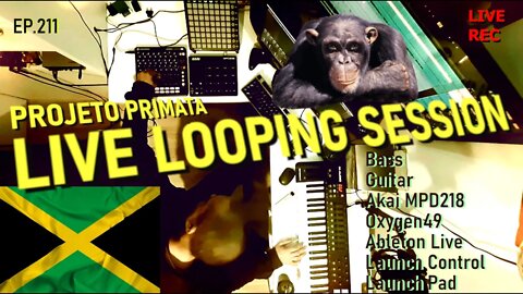 Live Looping em Homestudio EP.211 - Criando música na hora! #homestudio #livelooping #fingerdrumming