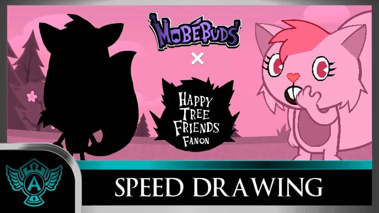 Speed Drawing: Happy Tree Friends Fanon - Bubblegum | Mobebuds Style