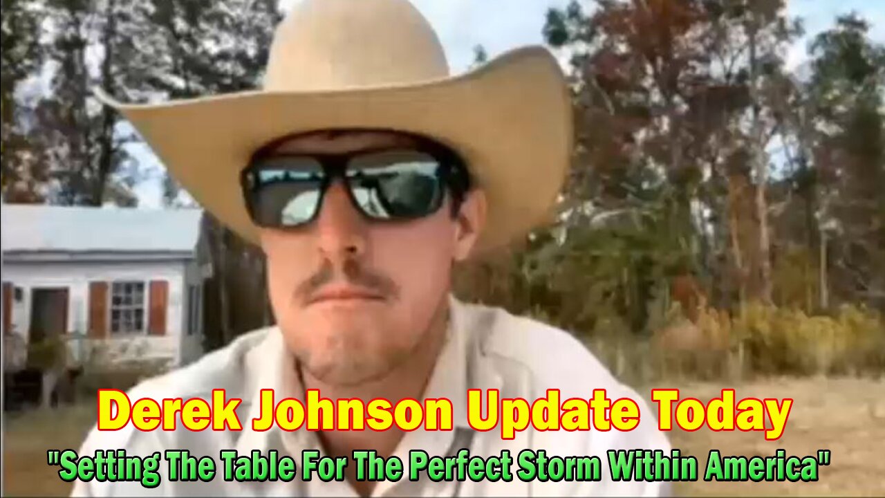 Derek Johnson Update Today 11/14/23: "Setting The Table For The Perfect Storm Within America"
