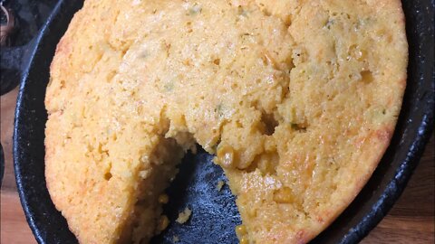 Jalapeño Cheddar Skillet Cornbread| 40 year old skillet