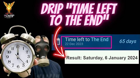 Drip Network Calculate days remaining and how much drip will be in circulation