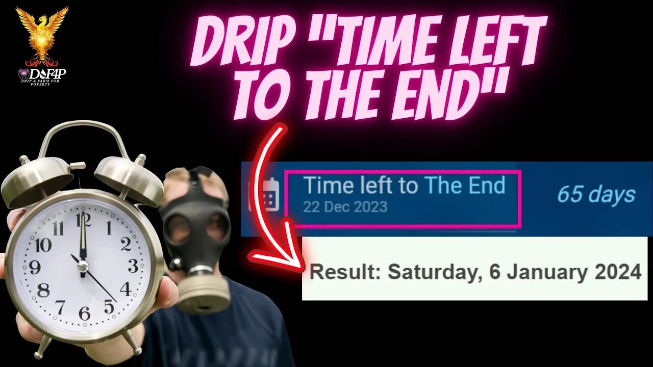 Drip Network Calculate days remaining and how much drip will be in circulation