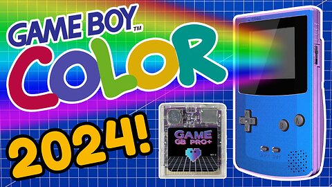 GAME BOY COLOR Upgrades 2024 🌈 Display + SD Card 🔧