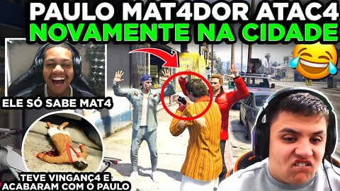 Paulinho o Loko fica sem paciência e M@tou os cara na cidade, Gago viu tudo TEVE VINGANÇ4 😂
