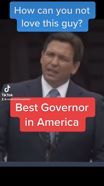 Ron DeSantis is the best!