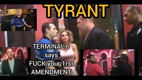 #TyrantAlert #Terminal6 #FRONTforCRIME Club owner SAYS FUCK the 1A and APD saves the DAY 🤣 NOT #GANG