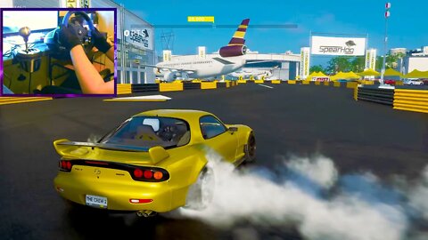 Mazda RX7 Flawless First Drift | The Crew 2 | Thrustmaster T150 Pro + TH8A Shifter