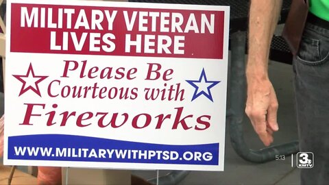 Signs given out promoting courtesy ahead of 4th of July fireworks