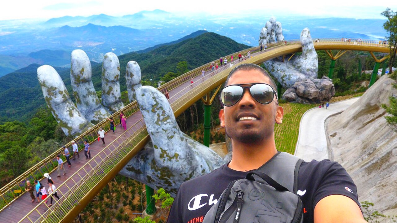 The Golden Bridge in Ba Na Hills | Vietnam