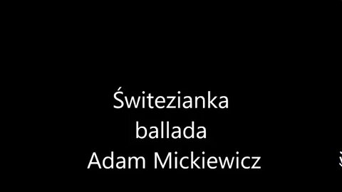 Świtezianka- ballada- A.Mickiewicz audiobook