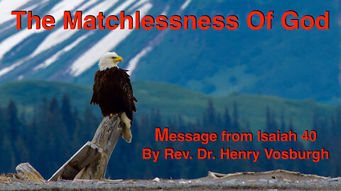 The Matchlessness Of God Isaiah 40