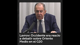 "Occidente intentaba atribuirle más importancia a Ucrania que al conflicto en Gaza durante el G20"