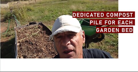 Dedicated Compost Pile For Each Garden Bed