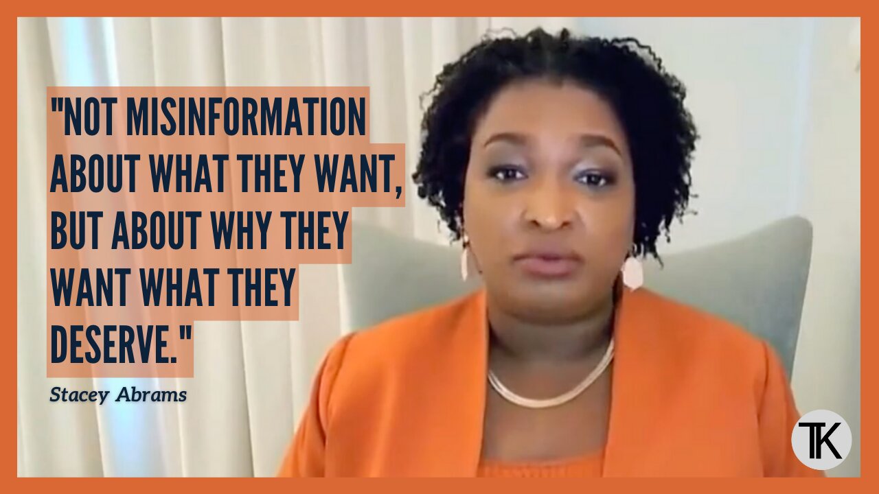 Stacey Abrams: I Am Behind in the Polls Because Black Men Have Been the Targets of Misinformation