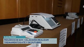 Eleições 2022: Mesários de Gov. Valadares realizam treinamentos até 1º de Outubro.