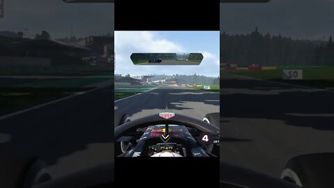 MAX VS LEWIS | THE END OF EPIC BATTLE FOR THE 1ST PLACE ON SPA-FRANCORCHAMPS | F12020 #Shorts
