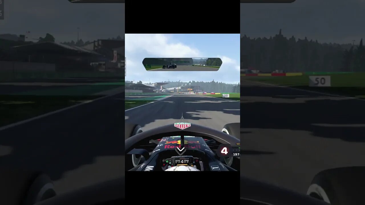MAX VS LEWIS | THE END OF EPIC BATTLE FOR THE 1ST PLACE ON SPA-FRANCORCHAMPS | F12020 #Shorts