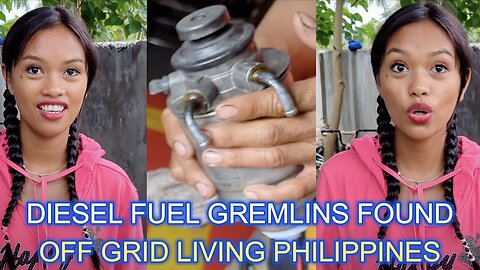 🇵🇭 PAJERO DIESEL FUEL GREMLINS LOSE THE WAR! CRAZY DISCOVERY! Off Grid Filipina Living Philippines