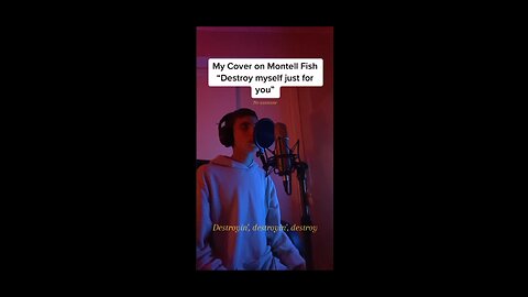My cover of Montell Fish “Destroy Myself Just For You”