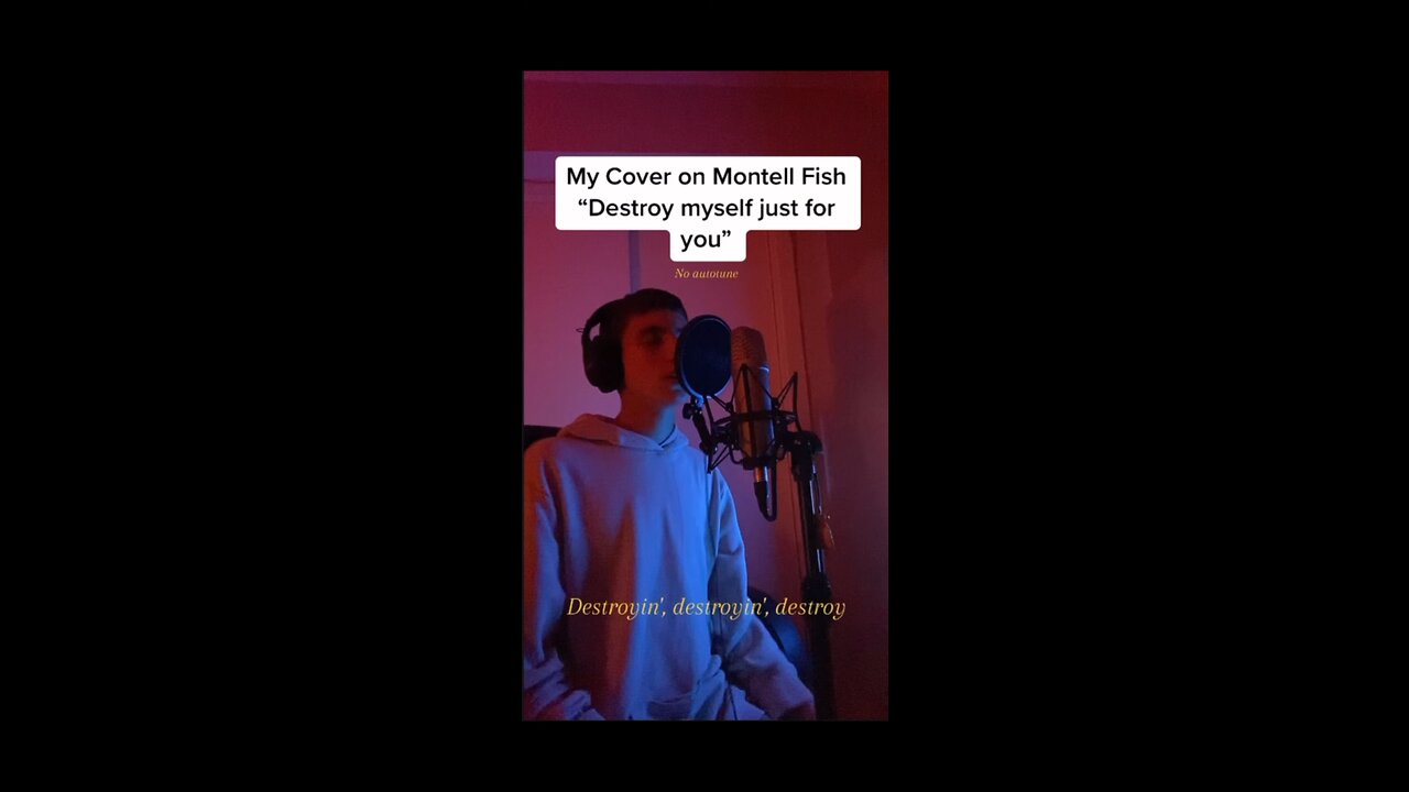 My cover of Montell Fish “Destroy Myself Just For You”