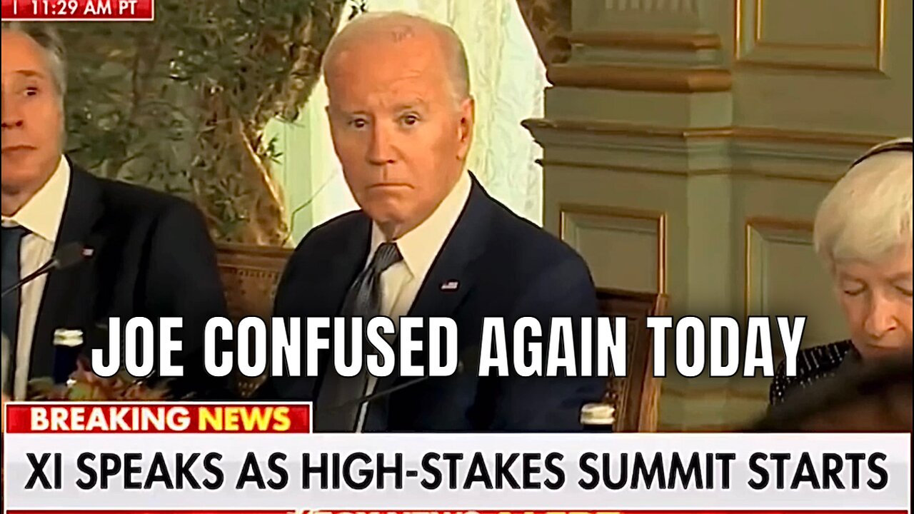 Biden looks CONFUSED after Meeting with Chinese Leader Xi
