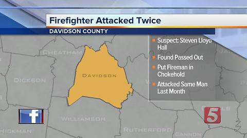 Alleged Drunk Assaults Same Firefighter Twice