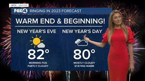 FORECAST: Foggy start, staying dry for New Year's Eve celebrations