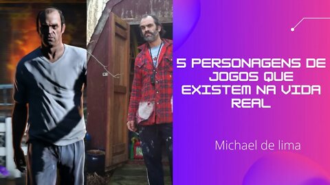 React 5 PERSONAGENS DE JOGOS QUE EXISTEM NA VIDA REAL