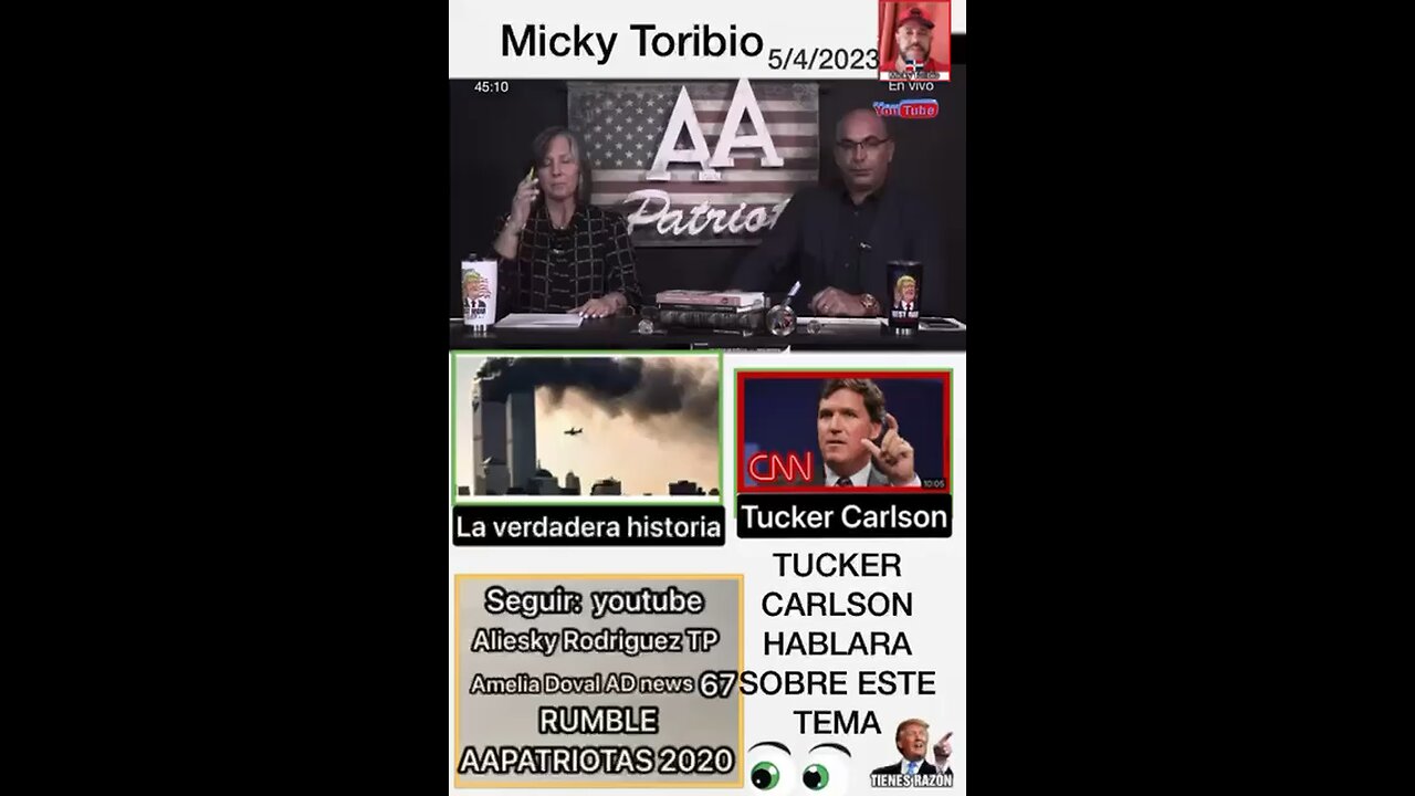 TUCKER CARLSON HABLARA DE LA CAIDA DE LAS TORRES GEMELAS 9/11
