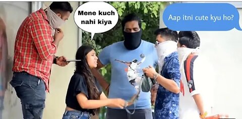 Gangsters Prank on stranger