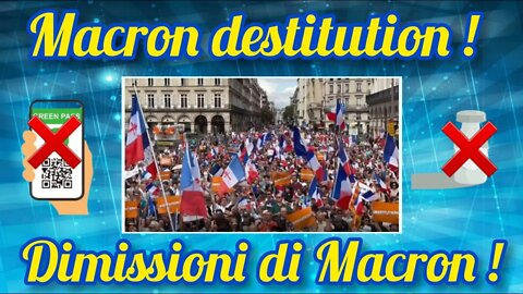 3 Settembre 2022 - I francesi scendono in piazza contro Macron!